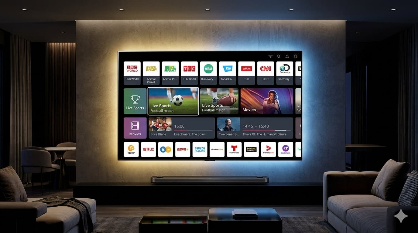 Installer l'IPTV sur Smart TV (Samsung, LG, Android) : Guide Pratique 2026